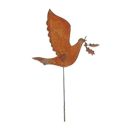 VILLAGE WROUGHT IRON Village Wrought Iron RGS-30 Dove Rusted Garden Stake RGS-30